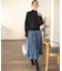 【2WAY・WEB限定】ウールカシミヤミックス ハイネックニット