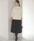 【WEB限定カラーあり】透かし編みバルキーハイネックニット