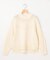 【WEB限定カラーあり】透かし編みバルキーハイネックニット