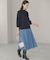 【WEB限定カラーあり】透かし編みバルキーハイネックニット