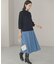 【WEB限定カラーあり】透かし編みバルキーハイネックニット