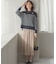 【WEB限定カラーあり】ギャザーライトデシン パンツ