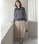 【WEB限定カラーあり】ギャザーライトデシン パンツ