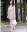 【WEB限定カラーあり】ギャザーライトデシン パンツ