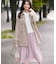 【WEB限定カラーあり】ギャザーライトデシン パンツ