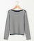 シルク混ニットロングＴシャツ