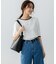 5分袖ニットＴシャツ