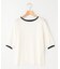 5分袖ニットＴシャツ
