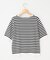 5分袖ニットＴシャツ