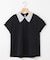 【2WAY】レース襟フレンチテリー カットソー