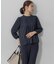 【WEB限定・2WAY】ジョーゼットシフォンレース襟 ブラウス