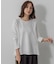 バックフレアロングＴシャツ