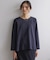 バックフレアロングＴシャツ