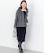 レースライク襟付きニットワンピース