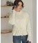 【WEB限定】フラワーチュールタートルネック カットソー