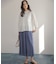 ギャザーライトデシン パンツ