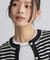 【WEB限定】クリアストレッチビジューレーン カーディガン