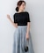 【WEB限定】クリアストレッチオフショルダー ニット