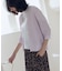 【加藤ローサさん着用・前後着用可】レーシーニット カーディガン