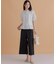 【WEB限定】サテンストレッチ ワイドパンツ