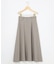 ウーステッドライク フレアスカート