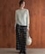 ハンサムツイル ワイドパンツ