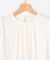 【WEB＆一部店舗限定】ジョーゼットシフォン 裾レースブラウス