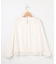 【WEB＆一部店舗限定】ジョーゼットシフォン 裾レースブラウス