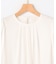 【WEB＆一部店舗限定】ジョーゼットシフォン 裾レースブラウス