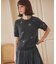 【WEB＆一部店舗限定】エンブロイダリーブルーム 半袖ニット