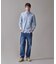 【KANEMASA JERSEY】【きちんと見え、快適な着心地】ストライプジャージ ボタンダウンシャツ / JAPAN MADE
