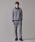 【Peppin Merino Comfort】【ウォッシャブル可 / 折り目加工】バーズアイ スラックス / ノータック