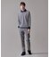 【Peppin Merino Comfort】【ウォッシャブル可 / 折り目加工】バーズアイ スラックス / ノータック