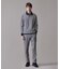 【Peppin Merino Comfort】【ウォッシャブル可 / 折り目加工】バーズアイ スラックス / ノータック