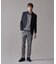 【Peppin Merino Comfort】【ウォッシャブル可 / 折り目加工】バーズアイ スラックス / ノータック