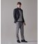 【Peppin Merino Comfort】【ウォッシャブル可 / 折り目加工】バーズアイ スラックス / ノータック