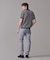 【ストレッチ】シャンブレーストレッチツイル パンツ