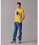 新色登場！【毎シーズン大好評】【UNISEX】ファブリックワッペン バックブルTシャツ