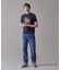 新色登場！【毎シーズン大好評】【UNISEX】ファブリックワッペン バックブルTシャツ