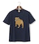 新色登場！【毎シーズン大好評】【UNISEX】ファブリックワッペン バックブルTシャツ