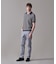 【HTBRID LINEN】スキッパーニット ポロシャツ