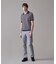 【HTBRID LINEN】スキッパーニット ポロシャツ
