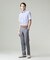 酷暑の清潔感もこれ一枚で【吸水速乾 / 抗菌防臭 / 防シワ】【J.PRESS OXFORD JERSEY】カノコインレイストライプ 半袖シャツ / B.D.