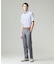 酷暑の清潔感もこれ一枚で【吸水速乾 / 抗菌防臭 / 防シワ】【J.PRESS OXFORD JERSEY】カノコインレイストライプ 半袖シャツ / B.D.