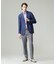酷暑の清潔感もこれ一枚で【吸水速乾 / 抗菌防臭 / 防シワ】【J.PRESS OXFORD JERSEY】カノコインレイストライプ 半袖シャツ / B.D.