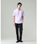 酷暑の清潔感もこれ一枚で【吸水速乾 / 抗菌防臭 / 防シワ】【J.PRESS OXFORD JERSEY】カノコインレイストライプ 半袖シャツ / B.D.