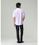 酷暑の清潔感もこれ一枚で【吸水速乾 / 抗菌防臭 / 防シワ】【J.PRESS OXFORD JERSEY】カノコインレイストライプ 半袖シャツ / B.D.