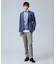 【ZIGNONE SOUL / ジニョーネ ソウル】 ウールシルクツイード ジャケット