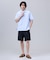 【J.PRESS ORIGINALS】Broad Stripe Open Half Sleeve Shirt / Baggy-Fit