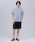 【J.PRESS ORIGINALS】Broad Stripe Open Half Sleeve Shirt / Baggy-Fit